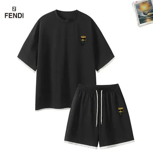 Cheap Fendi Tracksuits Short Sleeved For Men #1457342, $$52.00 USD On Fendi Tracksuits