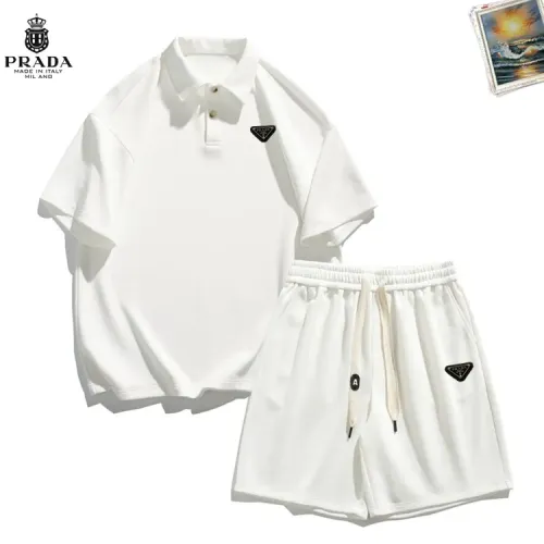 Cheap Prada Tracksuits Short Sleeved For Men #1457347, $$52.00 USD On Prada Tracksuits
