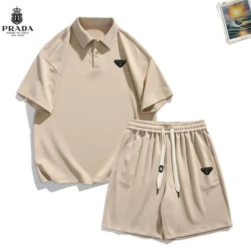 Cheap Prada Tracksuits Short Sleeved For Men #1457348, $$52.00 USD On Prada Tracksuits