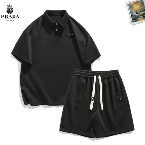 Cheap Prada Tracksuits Short Sleeved For Men #1457350, $$52.00 USD On Prada Tracksuits