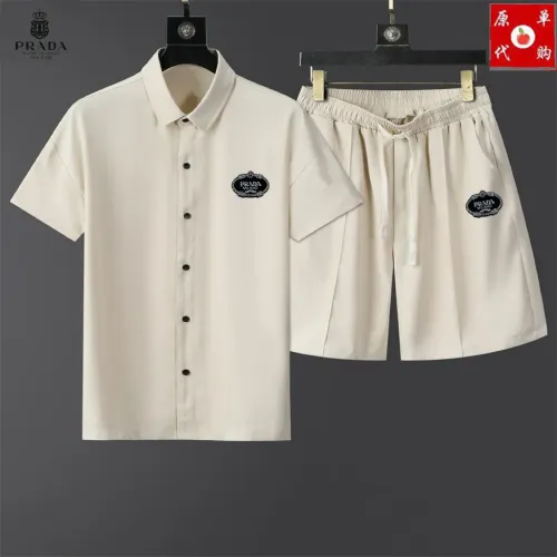 Cheap Prada Tracksuits Short Sleeved For Men #1457407, $$48.00 USD On Prada Tracksuits