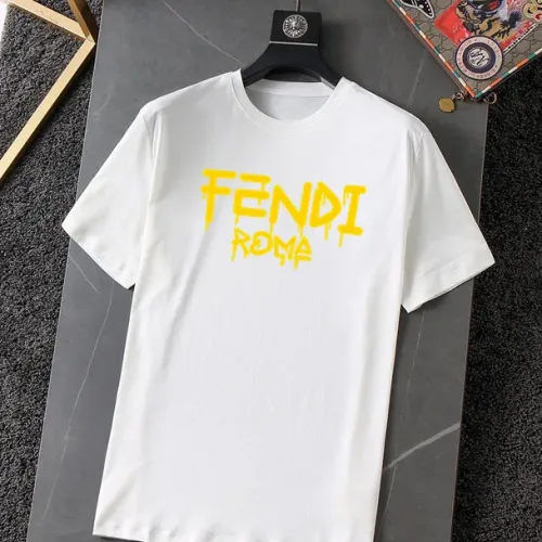 Cheap Fendi T-Shirts Short Sleeved For Unisex #1457484, $$25.00 USD On Fendi T-Shirts