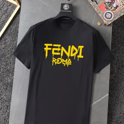 Cheap Fendi T-Shirts Short Sleeved For Unisex #1457485, $$25.00 USD On Fendi T-Shirts