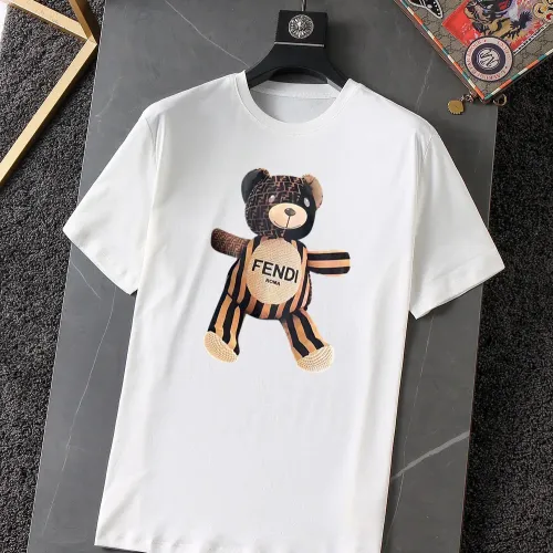 Cheap Fendi T-Shirts Short Sleeved For Unisex #1457539, $$25.00 USD On Fendi T-Shirts