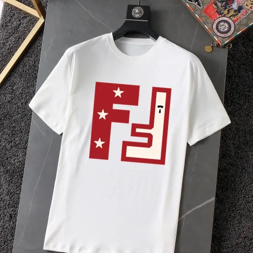 Cheap Fendi T-Shirts Short Sleeved For Unisex #1457545, $$25.00 USD On Fendi T-Shirts