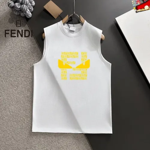 Cheap Fendi T-Shirts Sleeveless For Unisex #1457567, $$25.00 USD On Fendi T-Shirts