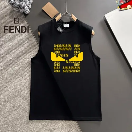 Cheap Fendi T-Shirts Sleeveless For Unisex #1457568, $$25.00 USD On Fendi T-Shirts