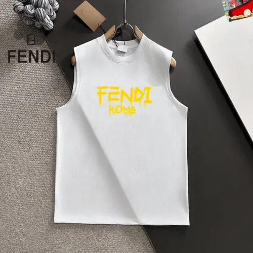 Cheap Fendi T-Shirts Sleeveless For Unisex #1457588, $$25.00 USD On Fendi T-Shirts