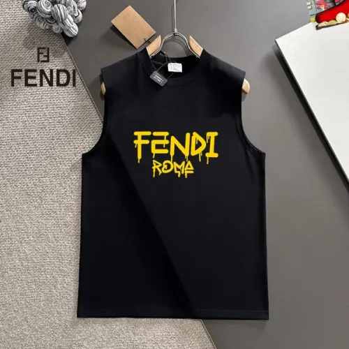 Cheap Fendi T-Shirts Sleeveless For Unisex #1457590, $$25.00 USD On Fendi T-Shirts