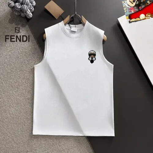 Cheap Fendi T-Shirts Sleeveless For Unisex #1457616, $$25.00 USD On Fendi T-Shirts