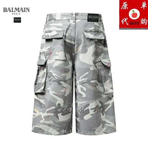 Replica Balmain Jeans For Men #1457738 $45.00 USD for Wholesale