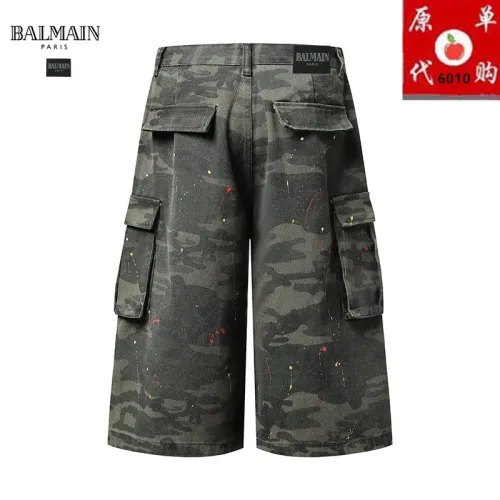 Replica Balmain Jeans For Men #1457739 $45.00 USD for Wholesale