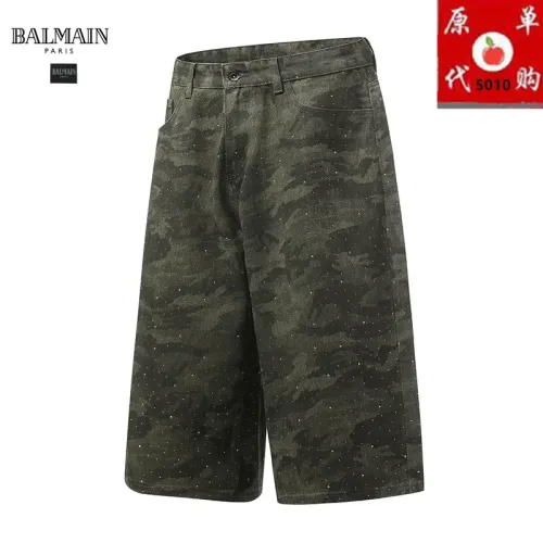 Replica Balmain Jeans For Men #1457751 $45.00 USD for Wholesale
