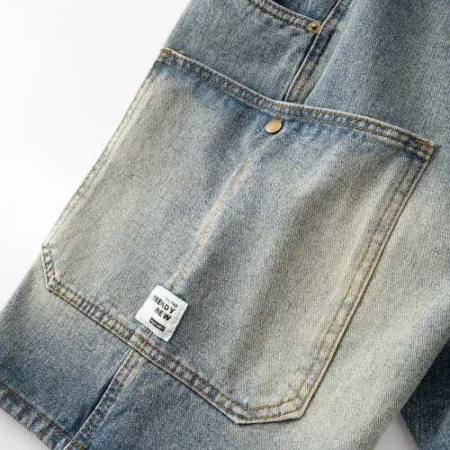 Replica Balmain Jeans For Men #1457754 $45.00 USD for Wholesale