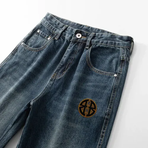 Replica Balenciaga Jeans For Men #1457817 $48.00 USD for Wholesale