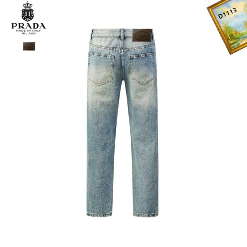 Replica Prada Jeans For Men #1457824 $48.00 USD for Wholesale