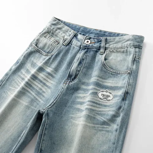 Replica Prada Jeans For Men #1457824 $48.00 USD for Wholesale