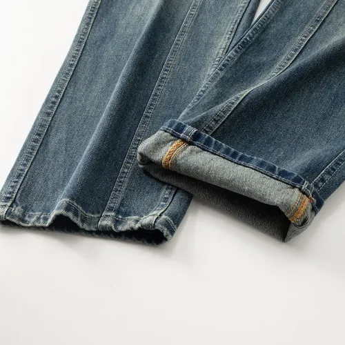 Replica Balmain Jeans For Men #1457825 $48.00 USD for Wholesale