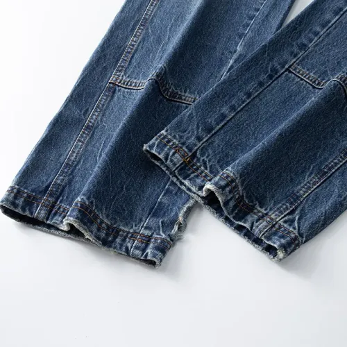 Replica Balmain Jeans For Men #1457826 $48.00 USD for Wholesale