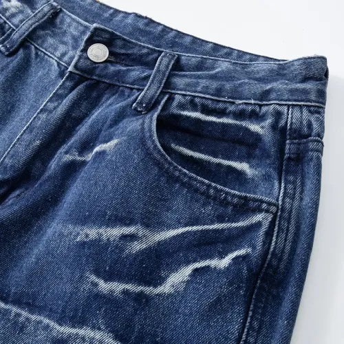 Replica Balmain Jeans For Men #1457827 $48.00 USD for Wholesale