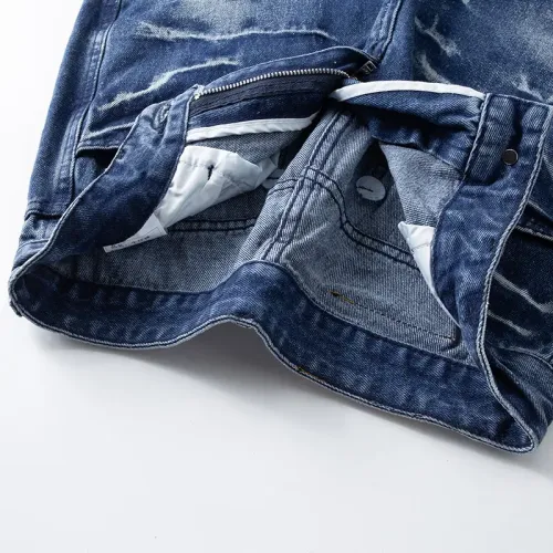 Replica Balmain Jeans For Men #1457827 $48.00 USD for Wholesale