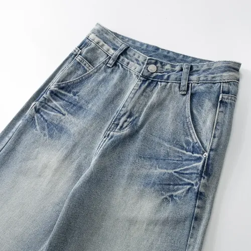 Replica Balmain Jeans For Men #1457828 $48.00 USD for Wholesale