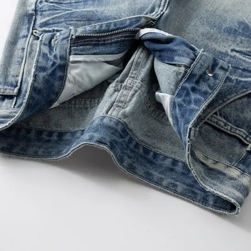 Replica Balmain Jeans For Men #1457828 $48.00 USD for Wholesale