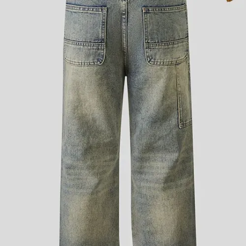 Replica Balmain Jeans For Men #1457829 $48.00 USD for Wholesale