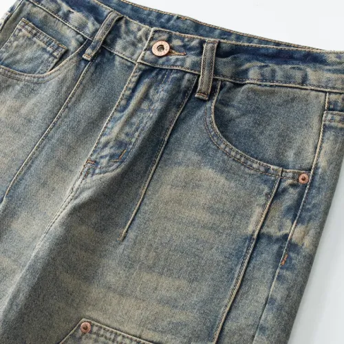Replica Balmain Jeans For Men #1457829 $48.00 USD for Wholesale