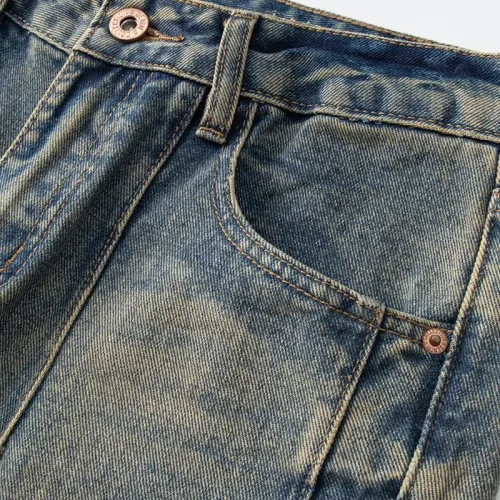 Replica Balmain Jeans For Men #1457829 $48.00 USD for Wholesale
