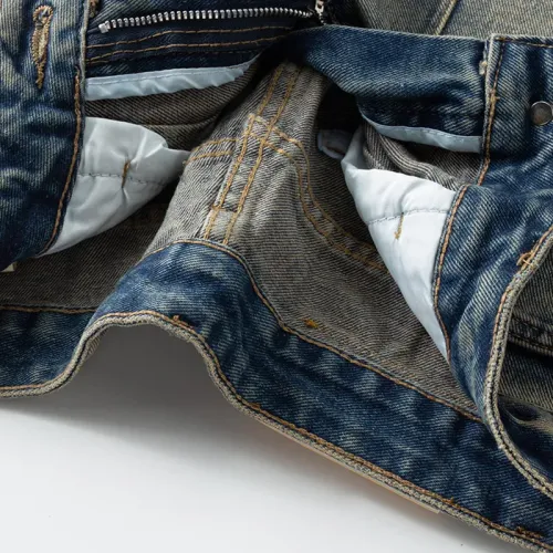 Replica Balmain Jeans For Men #1457829 $48.00 USD for Wholesale