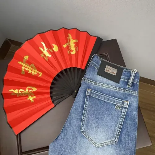 Replica Gucci Jeans For Men #1458038 $48.00 USD for Wholesale