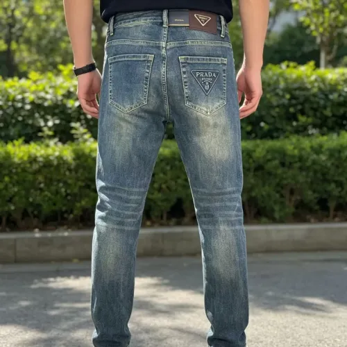Replica Prada Jeans For Men #1458044 $48.00 USD for Wholesale