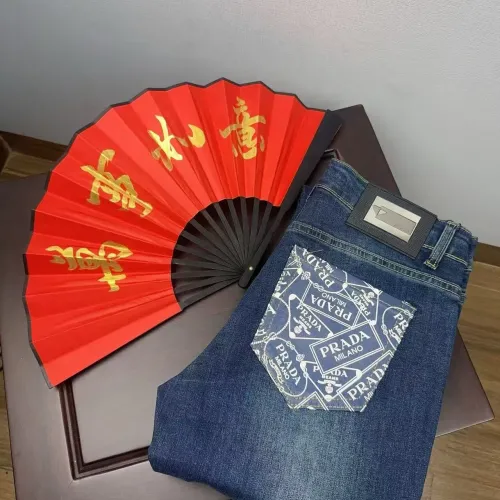 Replica Prada Jeans For Men #1458045 $48.00 USD for Wholesale