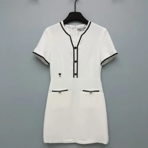 Cheap Christian Dior Dresses Short Sleeved For Women #1458083, $$128.00 USD On Christian Dior Dresses