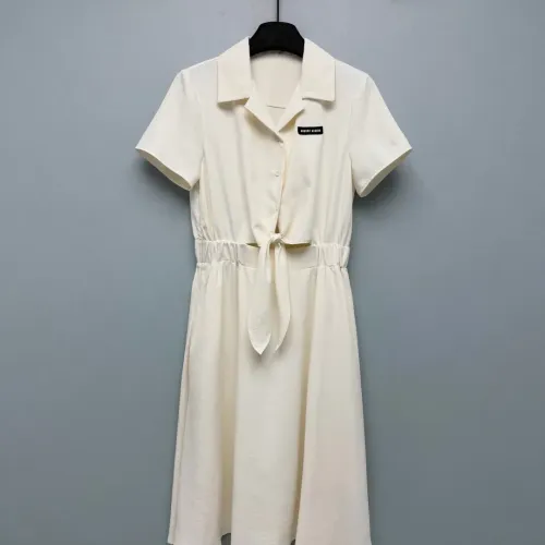 Cheap MIU MIU Dresses Short Sleeved For Women #1458087, $$118.00 USD On MIU MIU Dresses