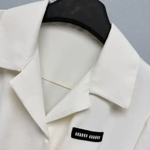 Replica MIU MIU Dresses Short Sleeved For Women #1458087 $118.00 USD for Wholesale
