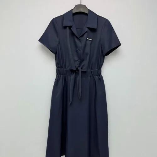 Cheap MIU MIU Dresses Short Sleeved For Women #1458088, $$118.00 USD On MIU MIU Dresses