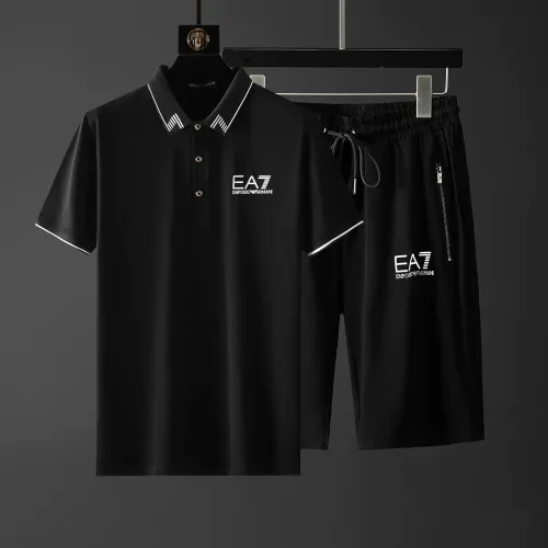 Cheap Armani Tracksuits Short Sleeved For Men #1458093, $$68.00 USD On Armani Tracksuits
