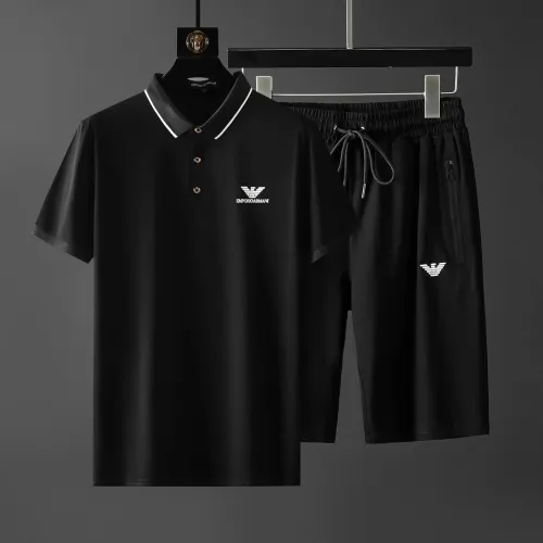 Cheap Armani Tracksuits Short Sleeved For Men #1458094, $$68.00 USD On Armani Tracksuits
