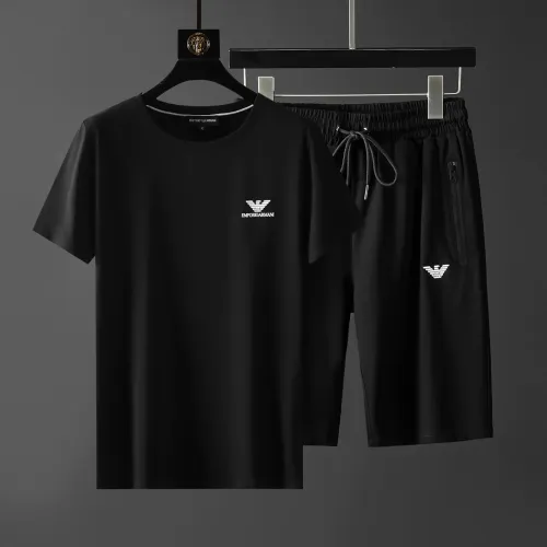 Cheap Armani Tracksuits Short Sleeved For Men #1458096, $$64.00 USD On Armani Tracksuits