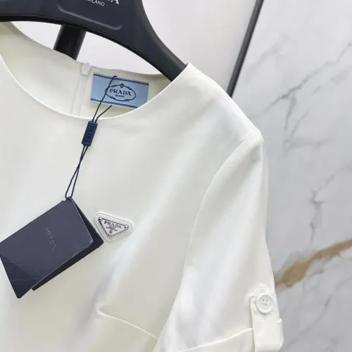 Replica Prada Dresses Short Sleeved For Women #1458097 $76.00 USD for Wholesale