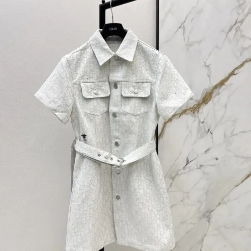 Cheap Christian Dior Dresses Short Sleeved For Women #1458107, $$85.00 USD On Christian Dior Dresses