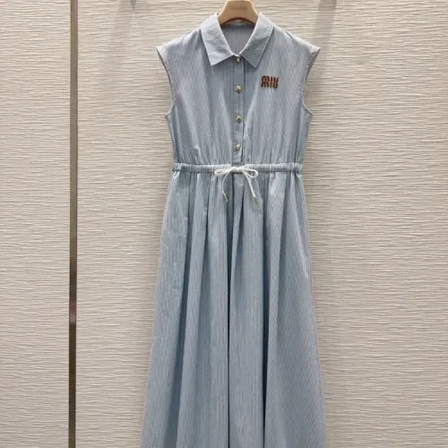 Cheap MIU MIU Dresses Sleeveless For Women #1458130, $$82.00 USD On MIU MIU Dresses