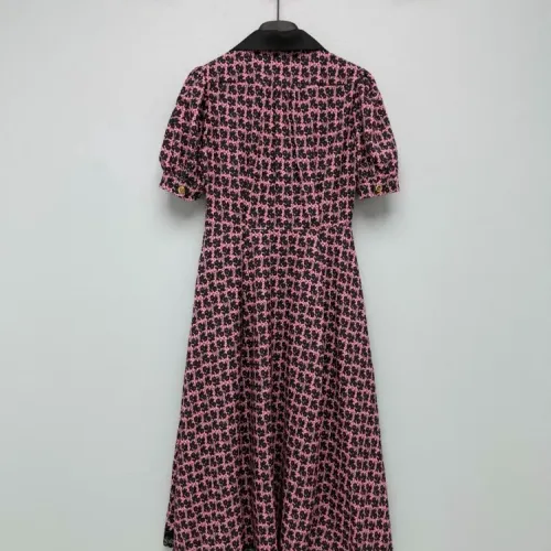 Replica MIU MIU Dresses Short Sleeved For Women #1458131 $128.00 USD for Wholesale