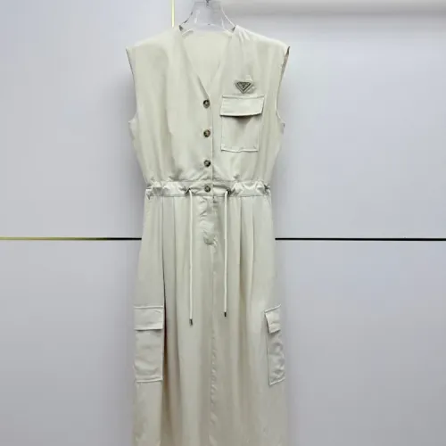 Cheap Prada Dresses Sleeveless For Women #1458132, $$82.00 USD On Prada Dresses