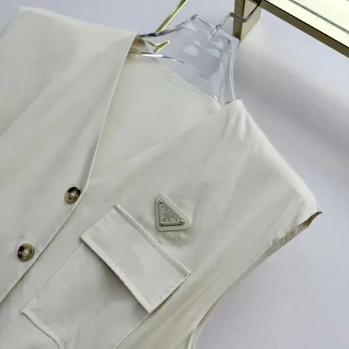 Replica Prada Dresses Sleeveless For Women #1458132 $82.00 USD for Wholesale