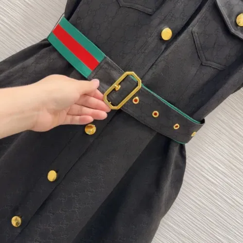 Replica Gucci Dresses Short Sleeved For Women #1458137 $82.00 USD for Wholesale