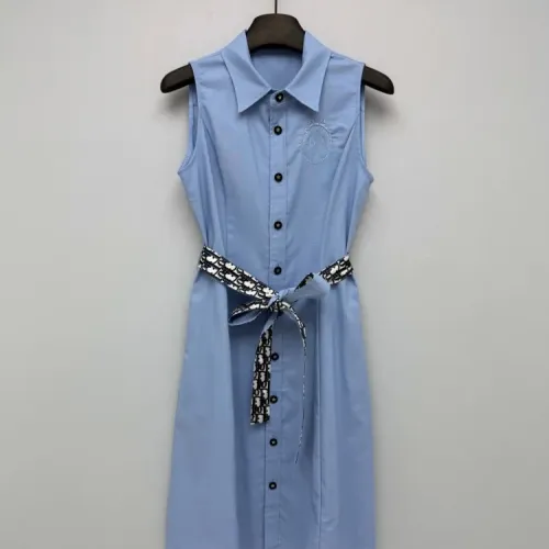 Cheap Christian Dior Dresses Sleeveless For Women #1458139, $$125.00 USD On Christian Dior Dresses
