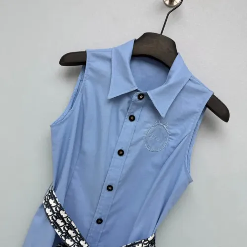 Replica Christian Dior Dresses Sleeveless For Women #1458139 $125.00 USD for Wholesale